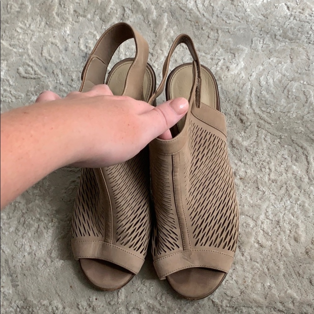 Vince Camuto sling back booties